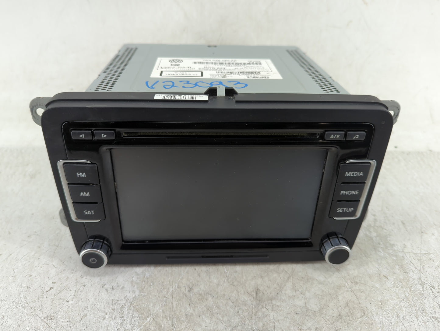 2012-2013 Volkswagen Cc Radio AM FM Cd Player Receiver Replacement P/N:1K0 035 180 AF Fits Fits 2012 2013 2014 2015 2016 201