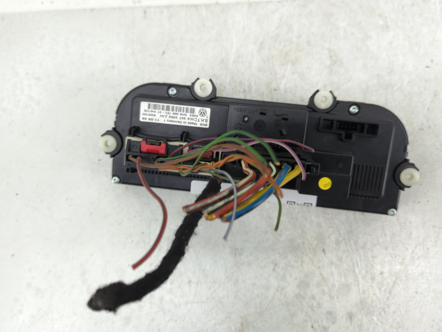 2013 Volkswagen Cc Climate Control Module Temperature AC/Heater Replacement P/N:K003 5HB 009 751 Fits OEM Used Auto Parts - 