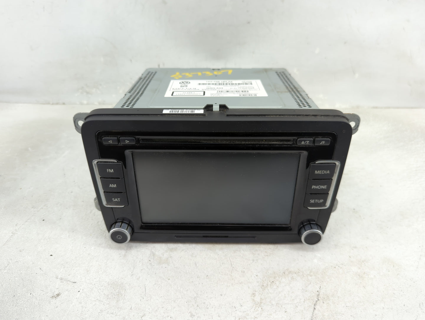 2012-2013 Volkswagen Cc Radio AM FM Cd Player Receiver Replacement Fits Fits 2012 2013 2014 2015 2016 2017 OEM Used Auto Par