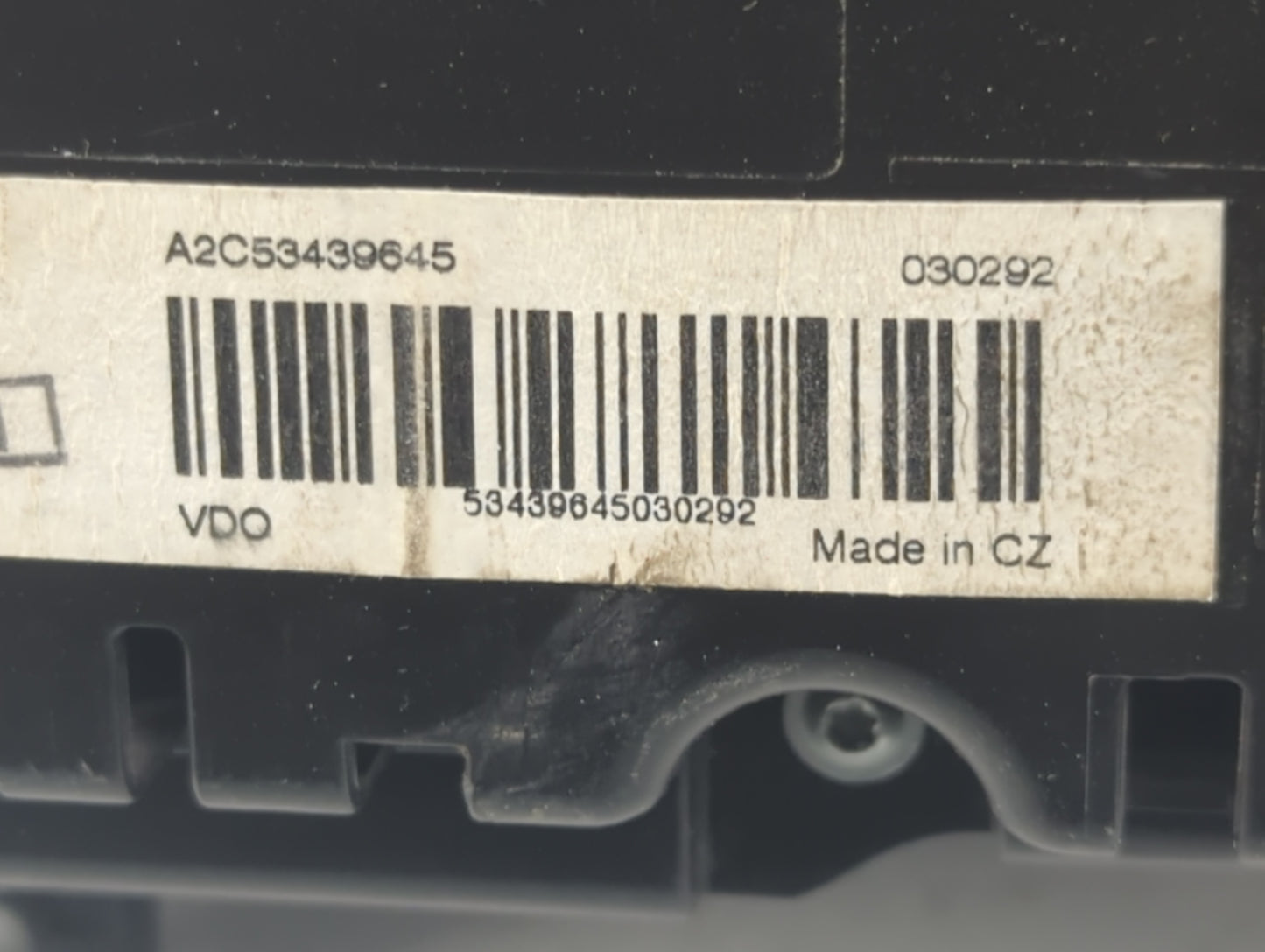 2013 Volkswagen Cc Instrument Cluster Speedometer Gauges P/N:A2C53439645 Fits OEM Used Auto Parts - Oemusedautoparts1.com