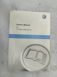 2013 Volkswagen Cc Owners Manual Book Guide P/N:133.5U1.PCC.23 1335U1PCC23 OEM Used Auto Parts - Oemusedautoparts1.com