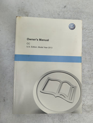 2013 Volkswagen Cc Owners Manual Book Guide P/N:133.5U1.PCC.23 1335U1PCC23 OEM Used Auto Parts - Oemusedautoparts1.com