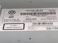 2009-2013 Volkswagen Cc Radio AM FM Cd Player Receiver Replacement P/N:1K0035180AF 28360223 Fits OEM Used Auto Parts - Oemus