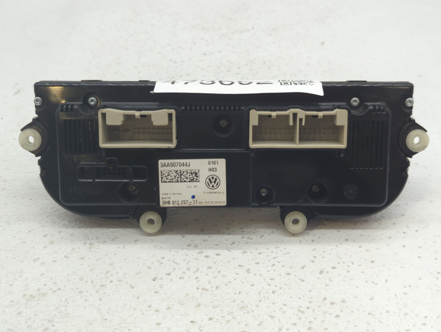 2013 Volkswagen Cc Climate Control Module Temperature AC/Heater Replacement P/N:3AA907044J 3AA907044C Fits OEM Used Auto Par