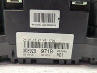 2013 Volkswagen Cc Instrument Cluster Speedometer Gauges P/N:3C8920971B Fits OEM Used Auto Parts - Oemusedautoparts1.com