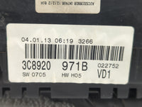 2013 Volkswagen Cc Instrument Cluster Speedometer Gauges P/N:3C8920 971B Fits OEM Used Auto Parts - Oemusedautoparts1.com