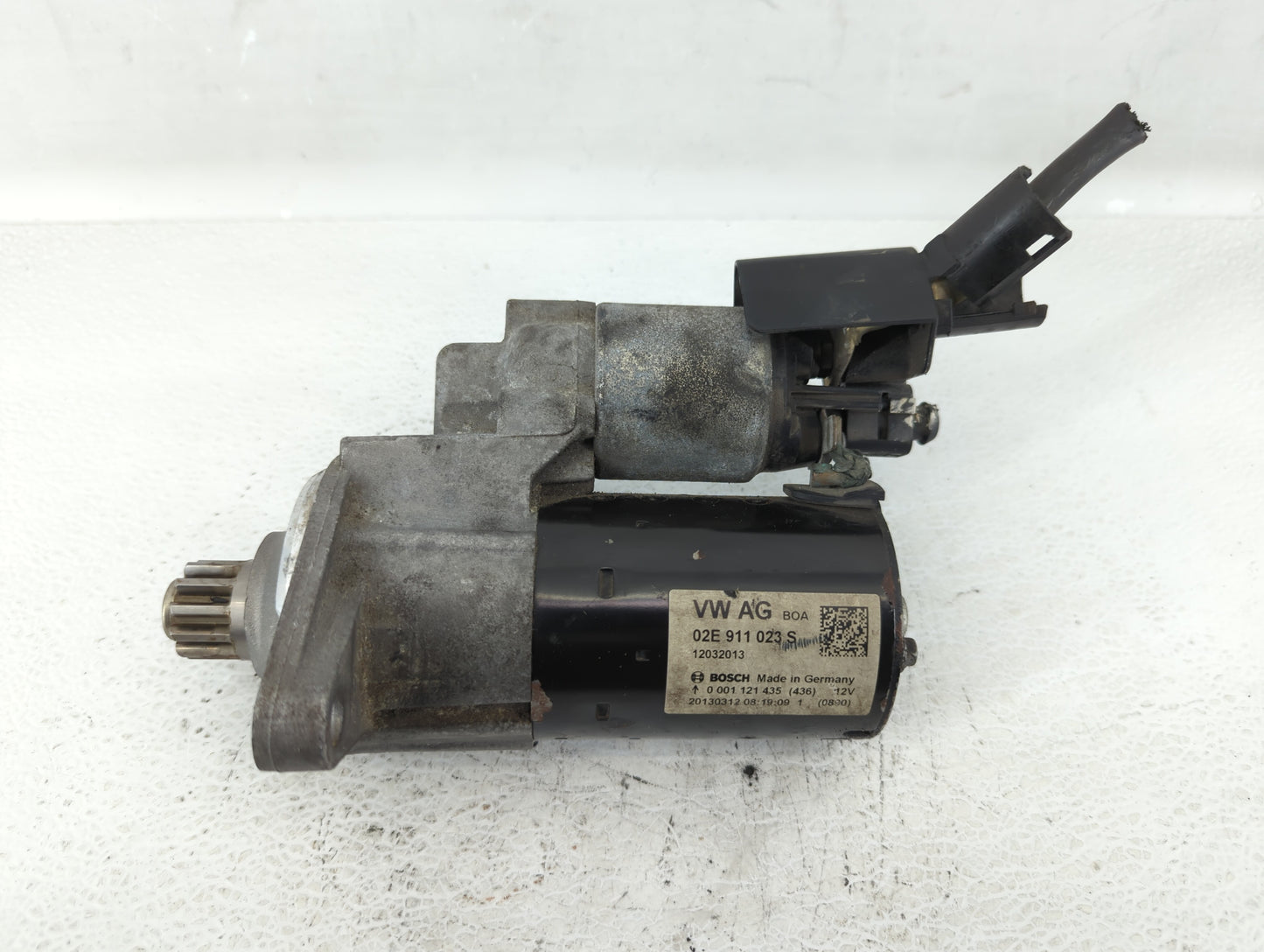 2009-2017 Volkswagen Cc Car Starter Motor Solenoid OEM P/N:02E 911 023 S Fits OEM Used Auto Parts - Oemusedautoparts1.com