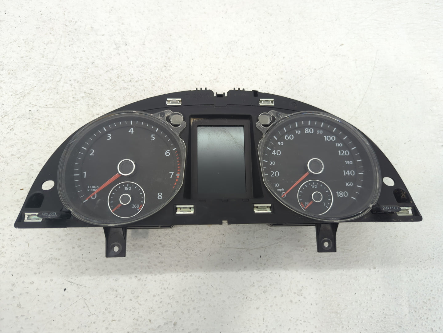 2013 Volkswagen Cc Instrument Cluster Speedometer Gauges P/N:3C8920 971B Fits OEM Used Auto Parts - Oemusedautoparts1.com