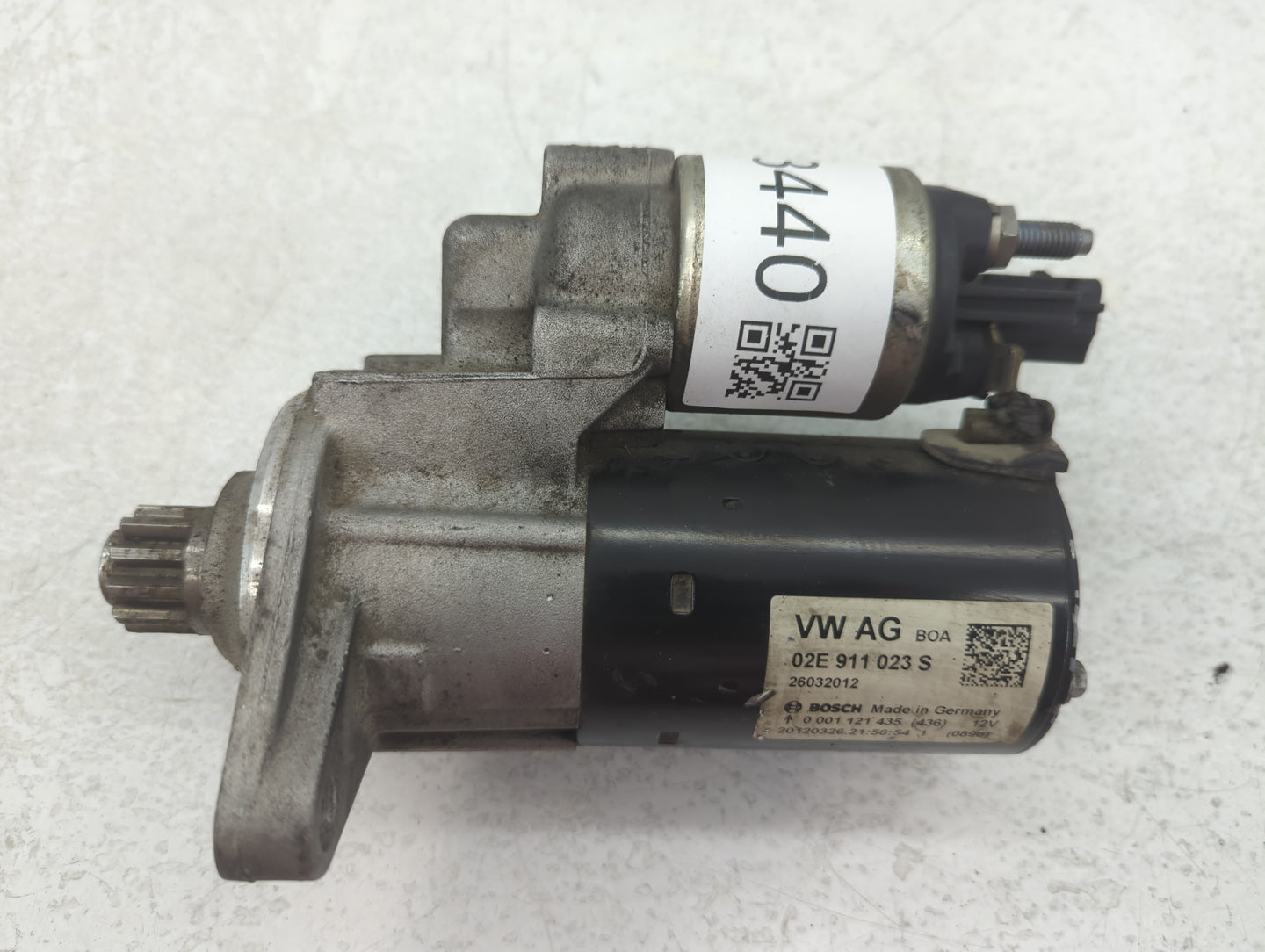 2009-2017 Volkswagen Cc Car Starter Motor Solenoid OEM P/N:02E 911 023 S Fits OEM Used Auto Parts - Oemusedautoparts1.com