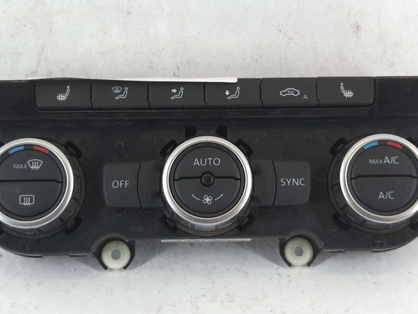 2013-2014 Volkswagen Cc Climate Control Module Temperature AC/Heater Replacement P/N:3AA90704AN Fits Fits 2013 2014 OEM Used