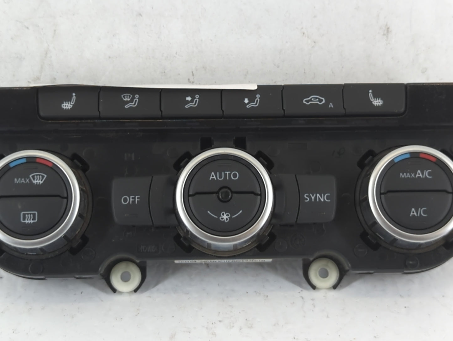 2013-2014 Volkswagen Cc Climate Control Module Temperature AC/Heater Replacement P/N:3AA90704AN Fits Fits 2013 2014 OEM Used