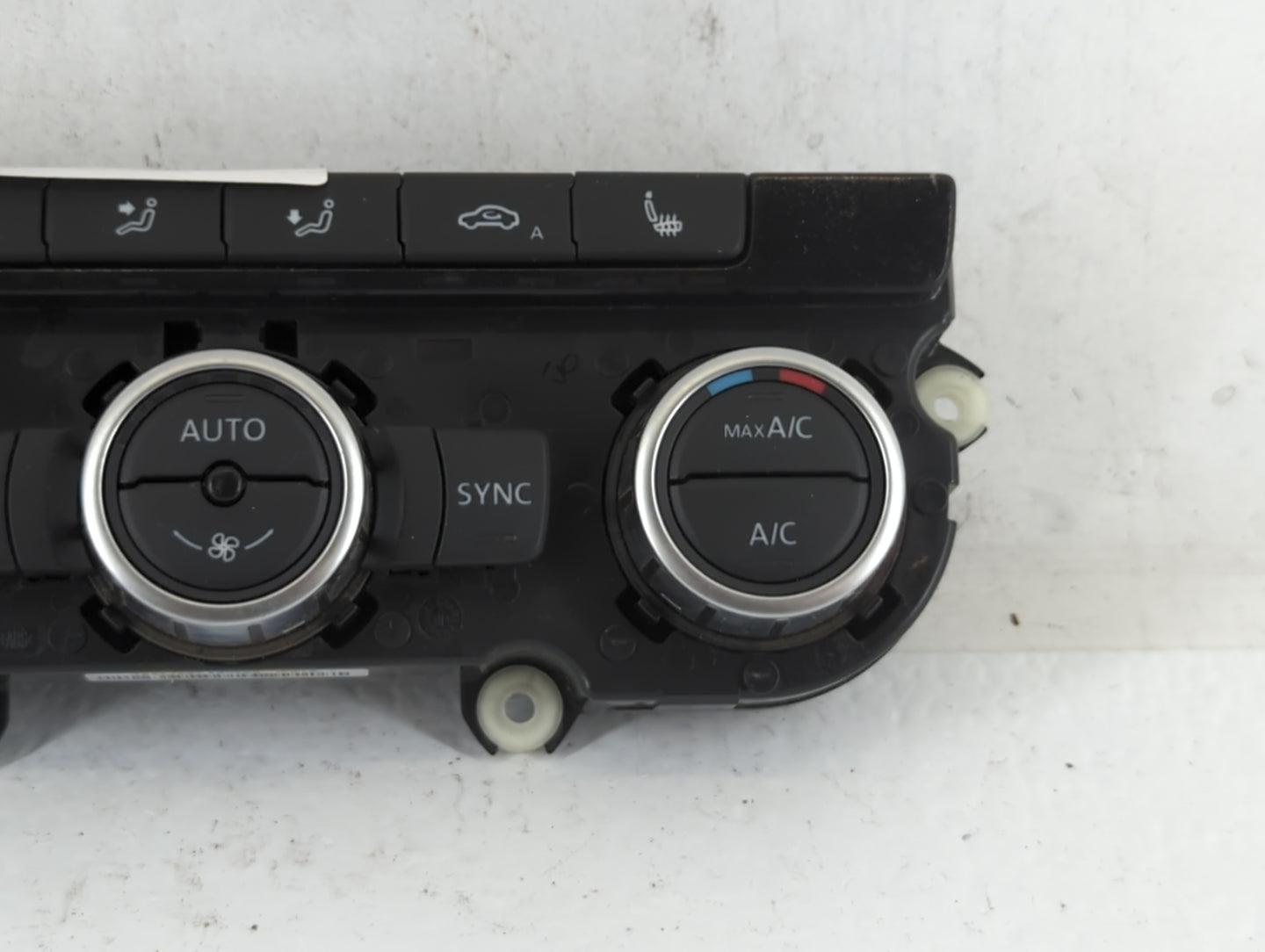 2013-2014 Volkswagen Cc Climate Control Module Temperature AC/Heater Replacement P/N:3AA90704AN Fits Fits 2013 2014 OEM Used