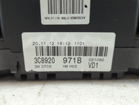 2013 Volkswagen Cc Instrument Cluster Speedometer Gauges P/N:3C8920 971B 019442, A2C36024700 Miles: Fits OEM Used Auto Parts