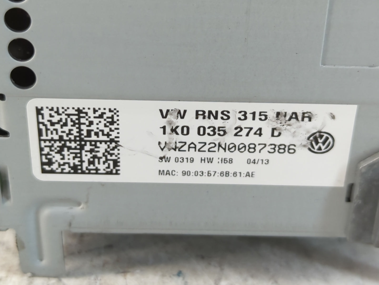 2012-2017 Volkswagen Cc Am Fm Cd Player Radio Receiver - Oemusedautoparts1.com