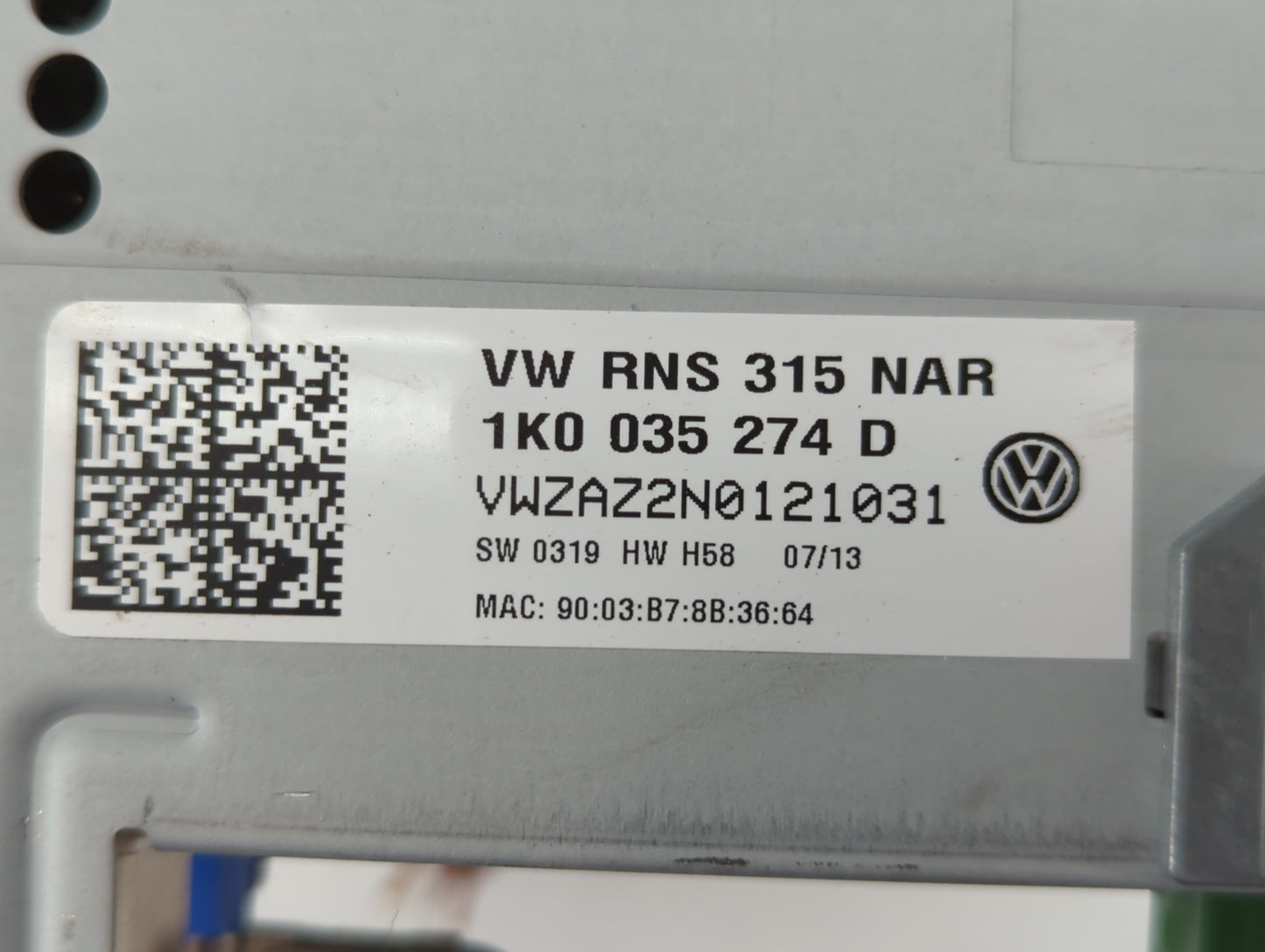 2012-2017 Volkswagen Cc Radio AM FM Cd Player Receiver Replacement P/N:1K0 035 274 D Fits Fits 2012 2013 2014 2015 2016 2017