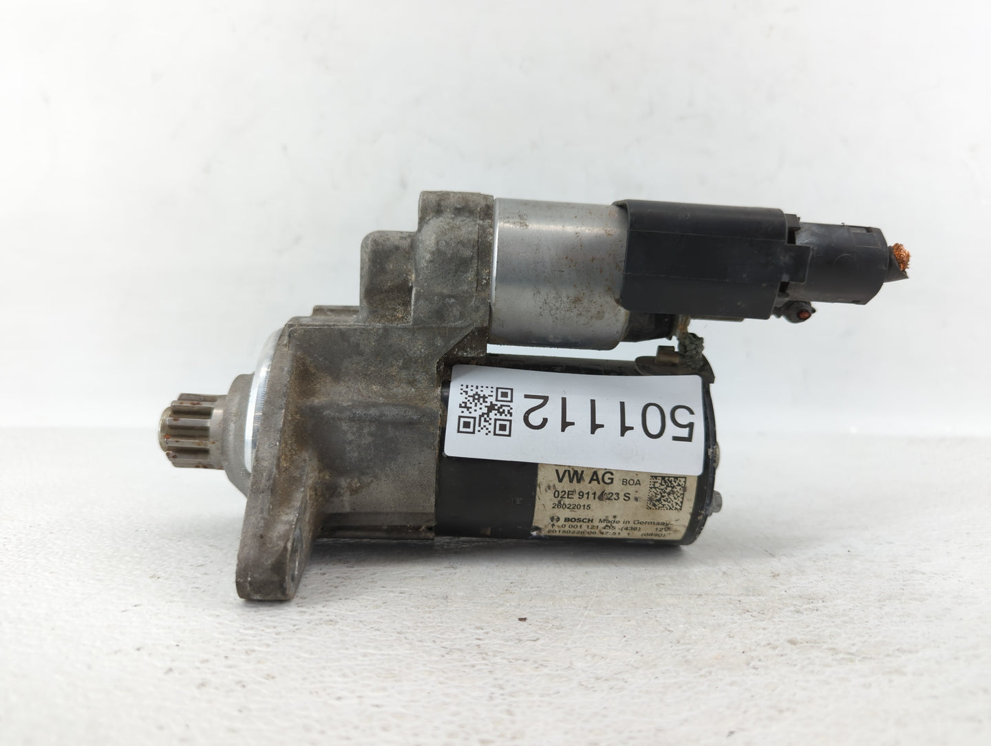 2019 Volkswagen Golf Car Starter Motor Solenoid OEM P/N:02E 911 023 S Fits Fits 2011 2012 2013 2014 2015 2016 2017 2018 OEM 