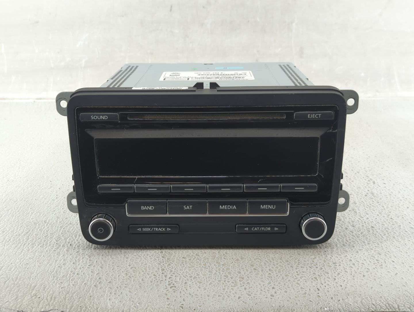 2013 Volkswagen Gti Radio AM FM Cd Player Receiver Replacement P/N:1K0 035 164 F Fits OEM Used Auto Parts - Oemusedautoparts