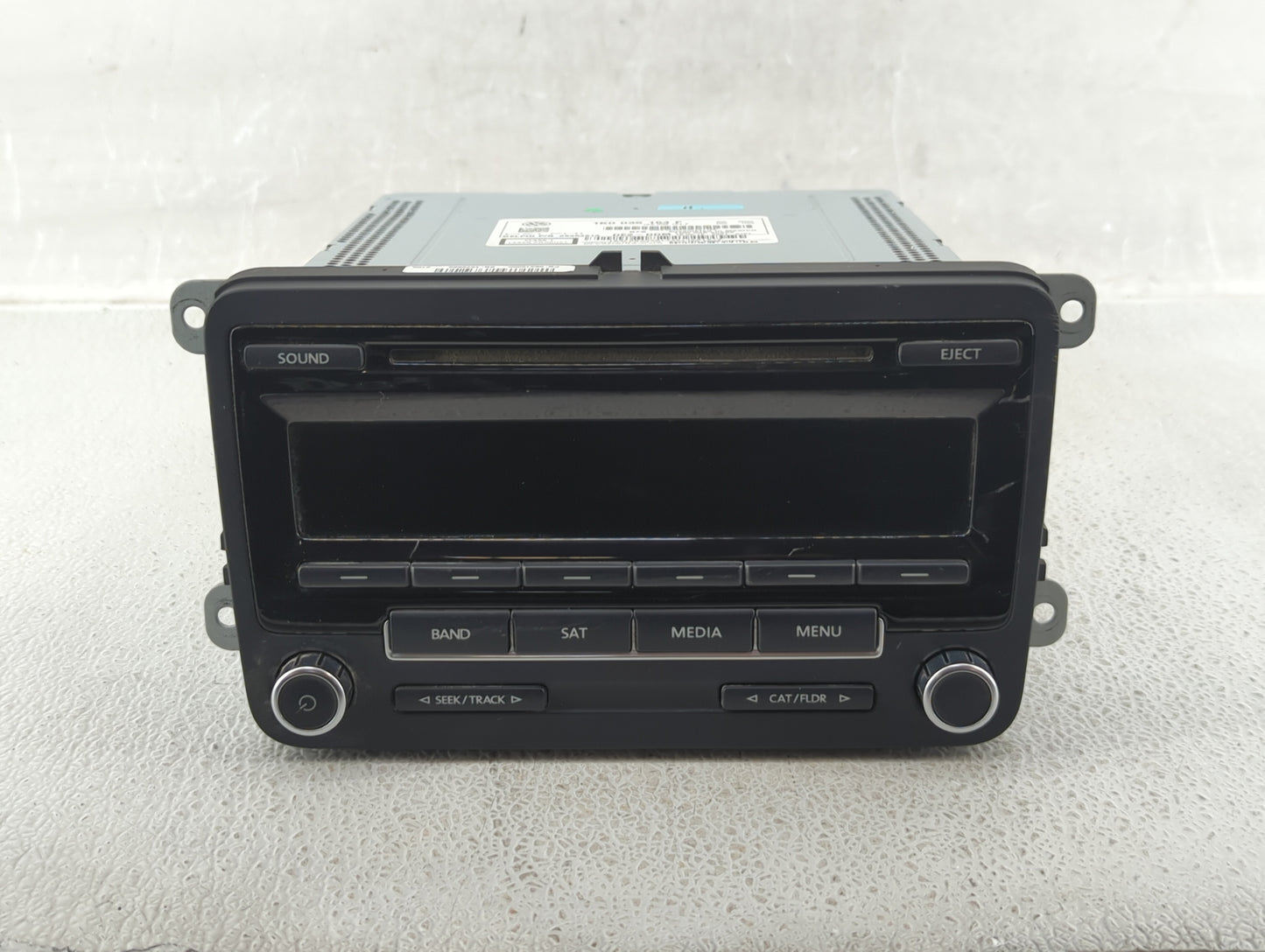 2013 Volkswagen Gti Radio AM FM Cd Player Receiver Replacement P/N:1K0 035 164 F Fits OEM Used Auto Parts - Oemusedautoparts