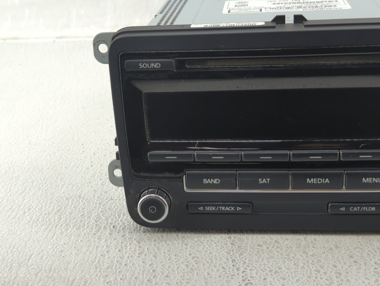2013 Volkswagen Gti Radio AM FM Cd Player Receiver Replacement P/N:1K0 035 164 F Fits OEM Used Auto Parts - Oemusedautoparts