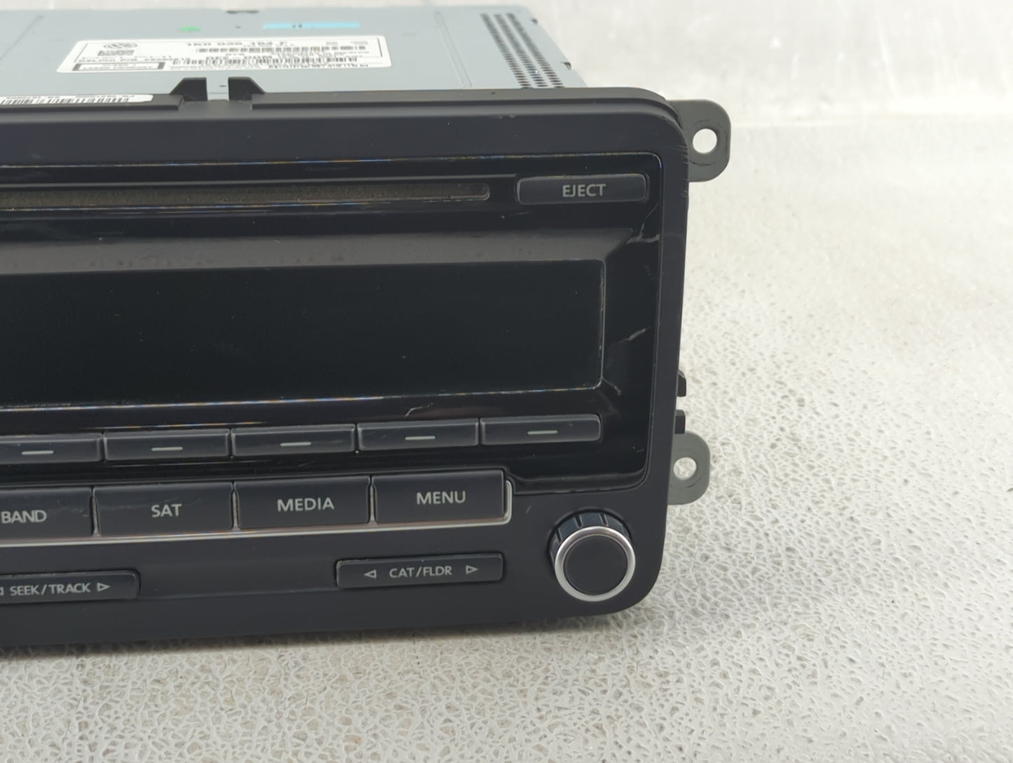 2013 Volkswagen Gti Radio AM FM Cd Player Receiver Replacement P/N:1K0 035 164 F Fits OEM Used Auto Parts - Oemusedautoparts
