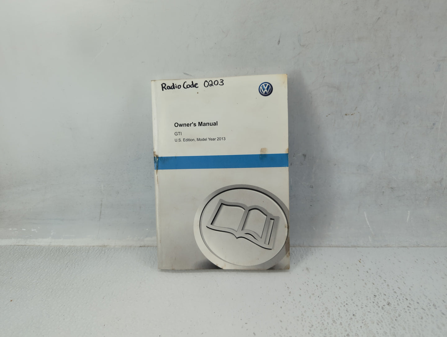 2013 Volkswagen Gti Owners Manual Book Guide P/N:1315U1GT623 OEM Used Auto Parts - Oemusedautoparts1.com