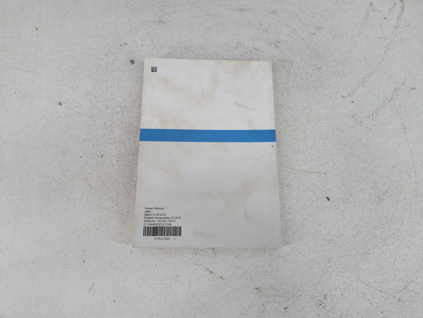 2013 Volkswagen Jetta Owners Manual Book Guide P/N:1315U1JT621 OEM Used Auto Parts - Oemusedautoparts1.com