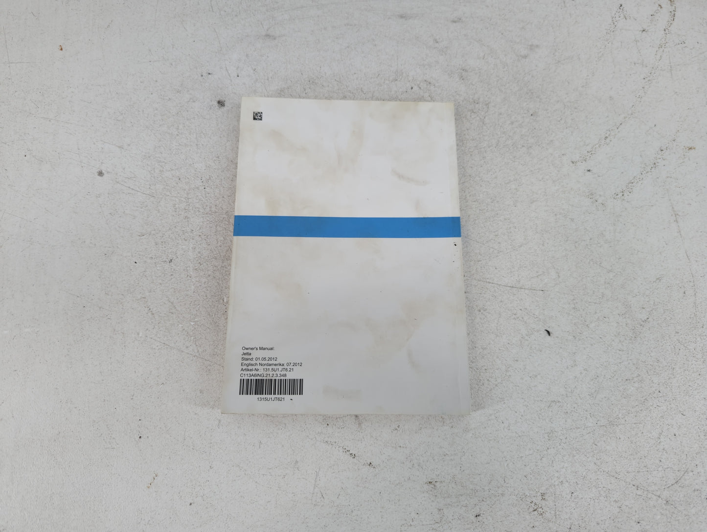 2013 Volkswagen Jetta Owners Manual Book Guide P/N:1315U1JT621 OEM Used Auto Parts - Oemusedautoparts1.com