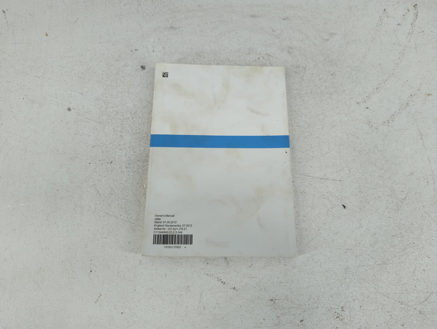 2013 Volkswagen Jetta Owners Manual Book Guide P/N:1315U1JT621 OEM Used Auto Parts - Oemusedautoparts1.com