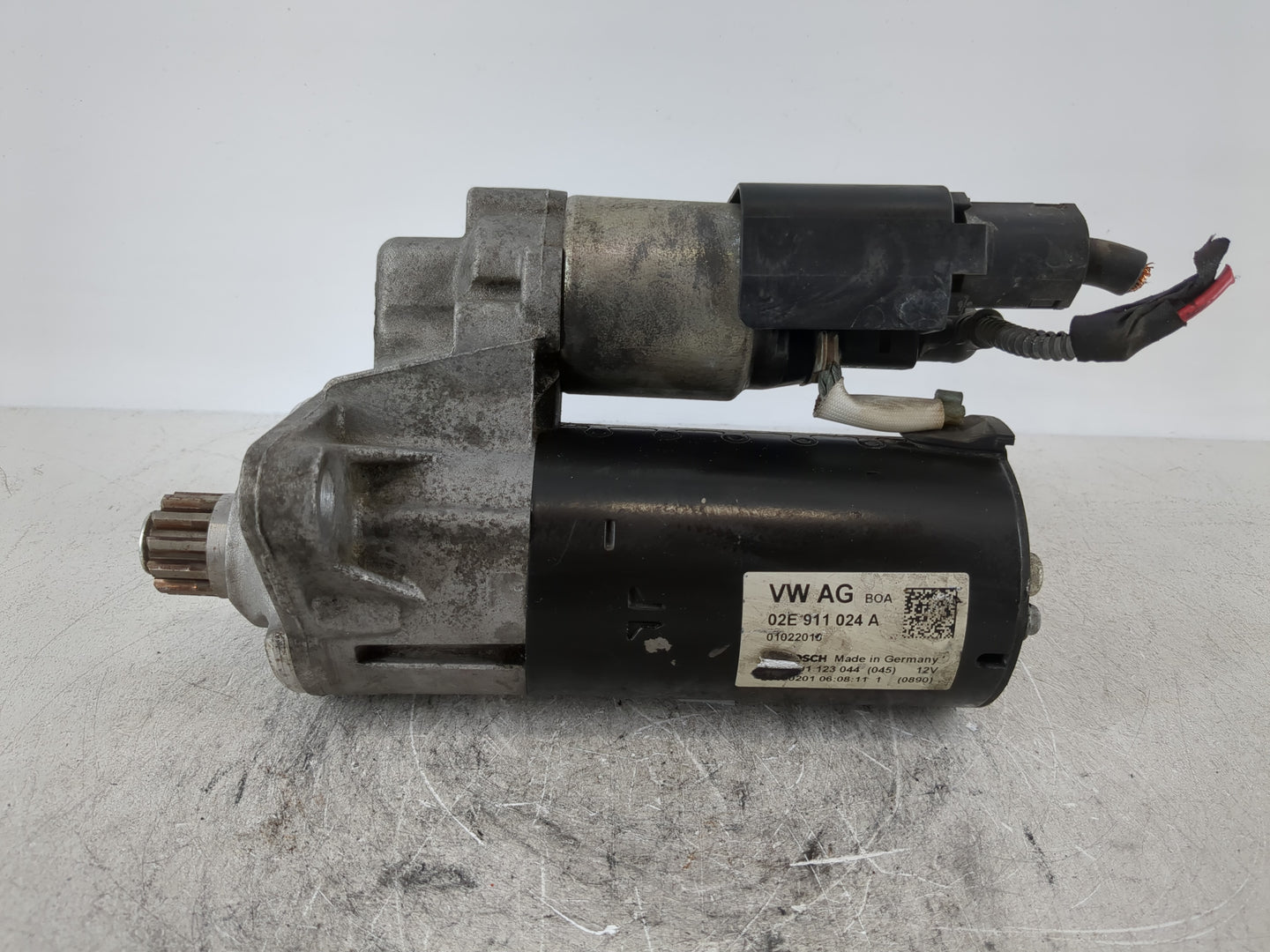 2009-2016 Volkswagen Jetta Car Starter Motor Solenoid OEM P/N:02E 911 024 A Fits Fits 2009 2010 2011 2012 2013 2014 2015 201