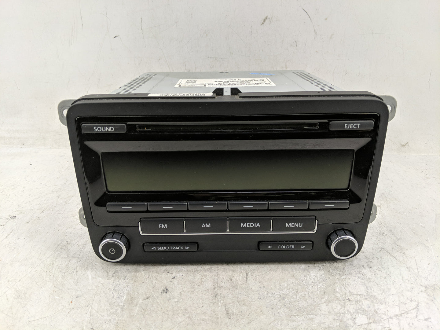 2011-2014 Volkswagen Jetta Radio AM FM Cd Player Receiver Replacement Fits Fits 2011 2012 2013 2014 2015 2016 OEM Used Auto 