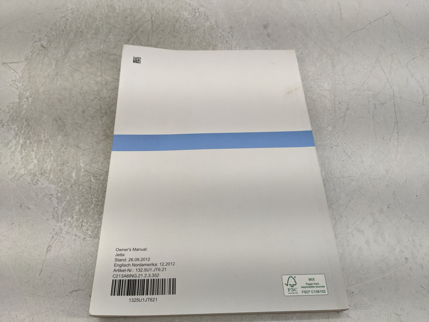 2013 Volkswagen Jetta Owners Manual Book Guide P/N:1325U1JT621 OEM Used Auto Parts - Oemusedautoparts1.com