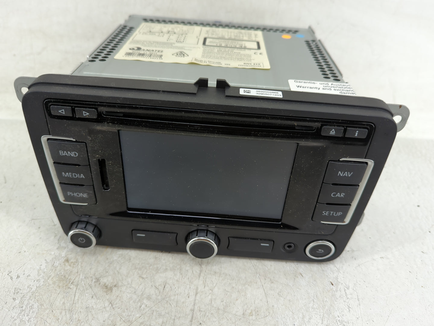 2011-2014 Volkswagen Jetta Radio AM FM Cd Player Receiver Replacement Fits Fits 2010 2011 2012 2013 2014 OEM Used Auto Parts
