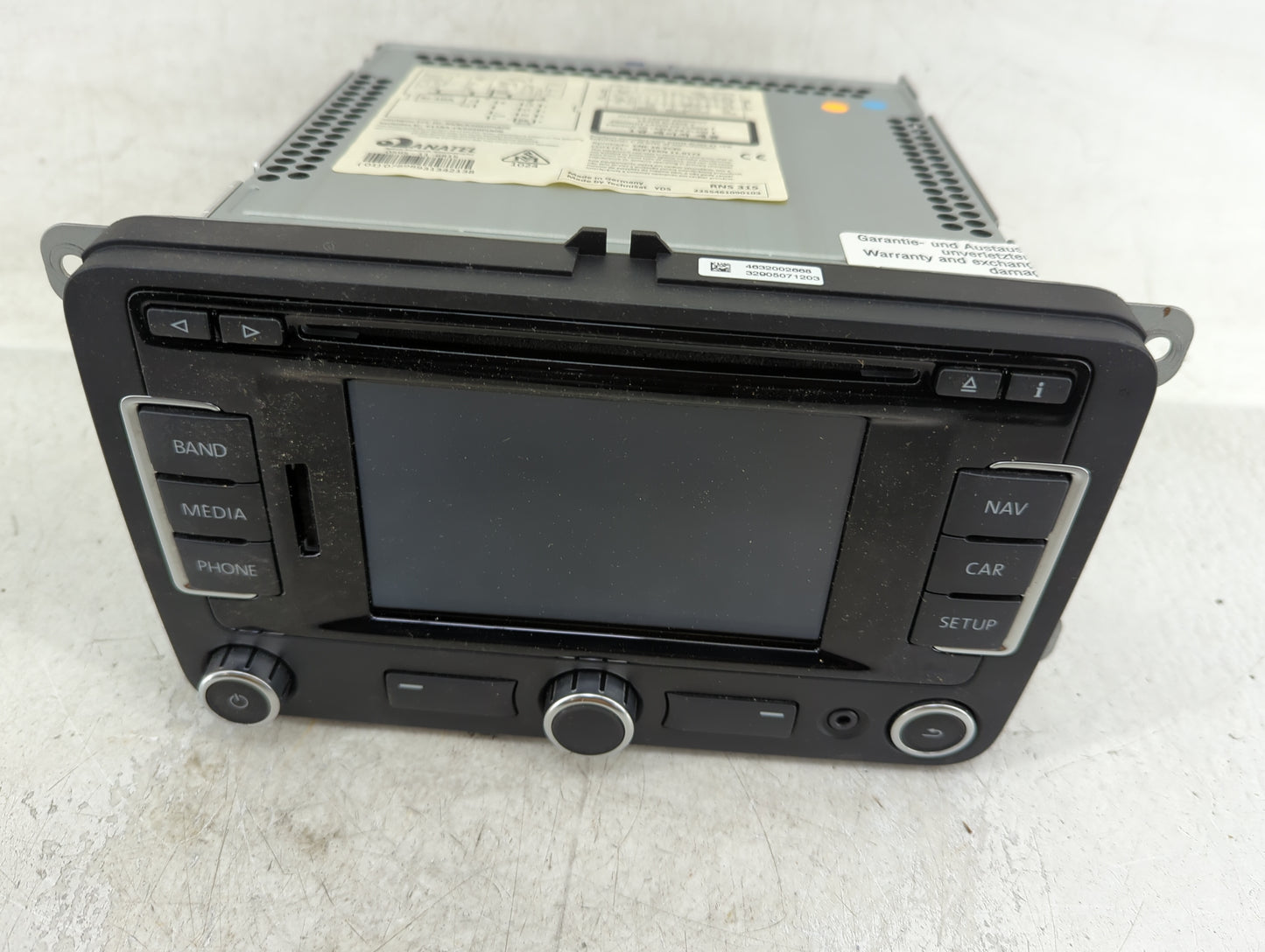 2011-2014 Volkswagen Jetta Radio AM FM Cd Player Receiver Replacement Fits Fits 2010 2011 2012 2013 2014 OEM Used Auto Parts