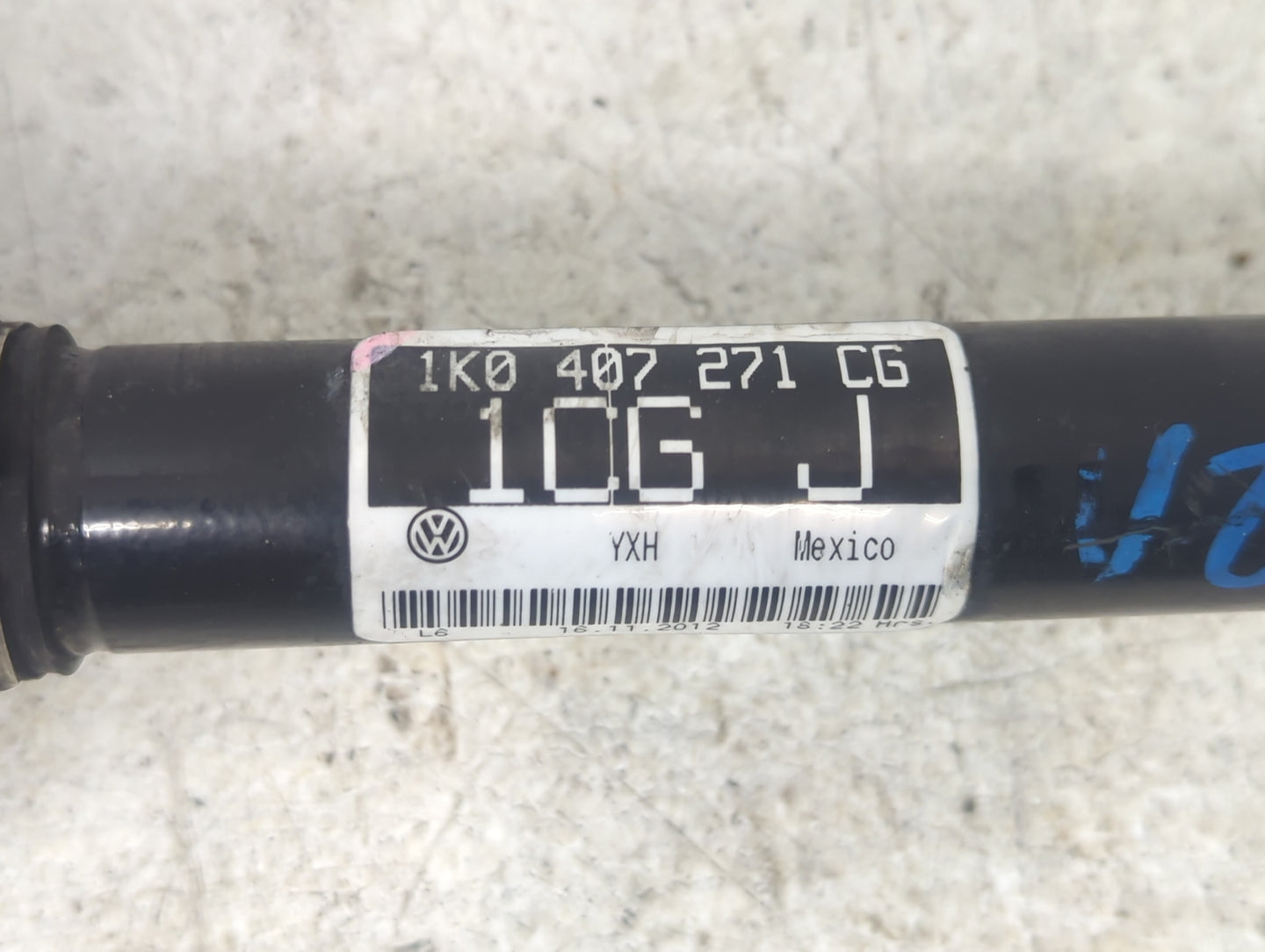 2011-2017 Volkswagen Jetta Axle Shaft Front Driver Cv C/v - Oemusedautoparts1.com