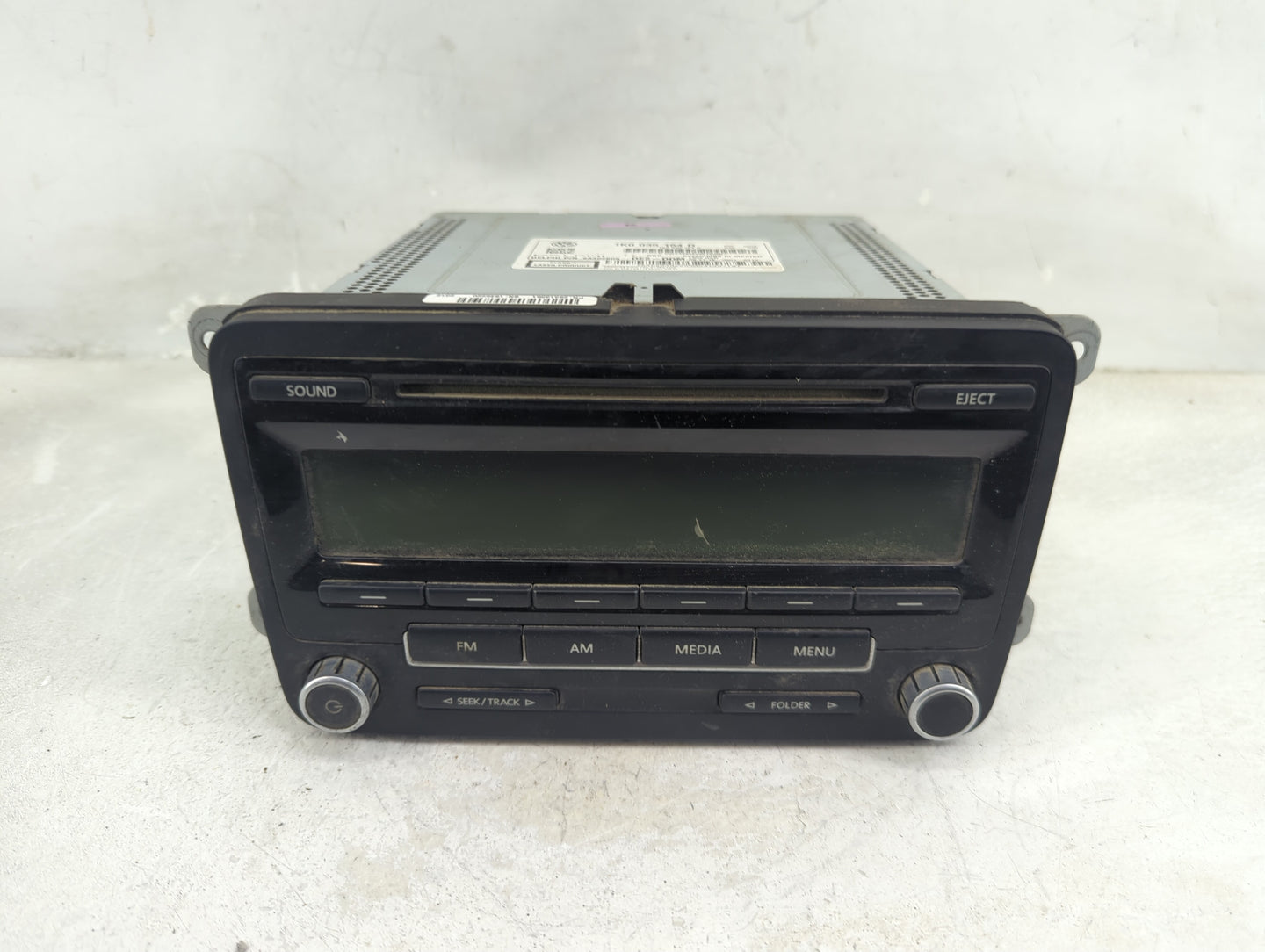 2011-2014 Volkswagen Jetta Radio AM FM Cd Player Receiver Replacement P/N:1K0035164D 28352655 Fits Fits 2010 2011 2012 2013 