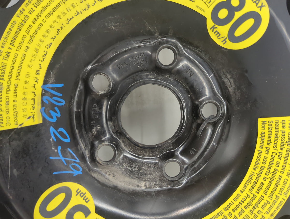 2012-2018 Volkswagen Jetta Spare Donut Tire Wheel Rim Oem 1462338 - Oemusedautoparts1.com