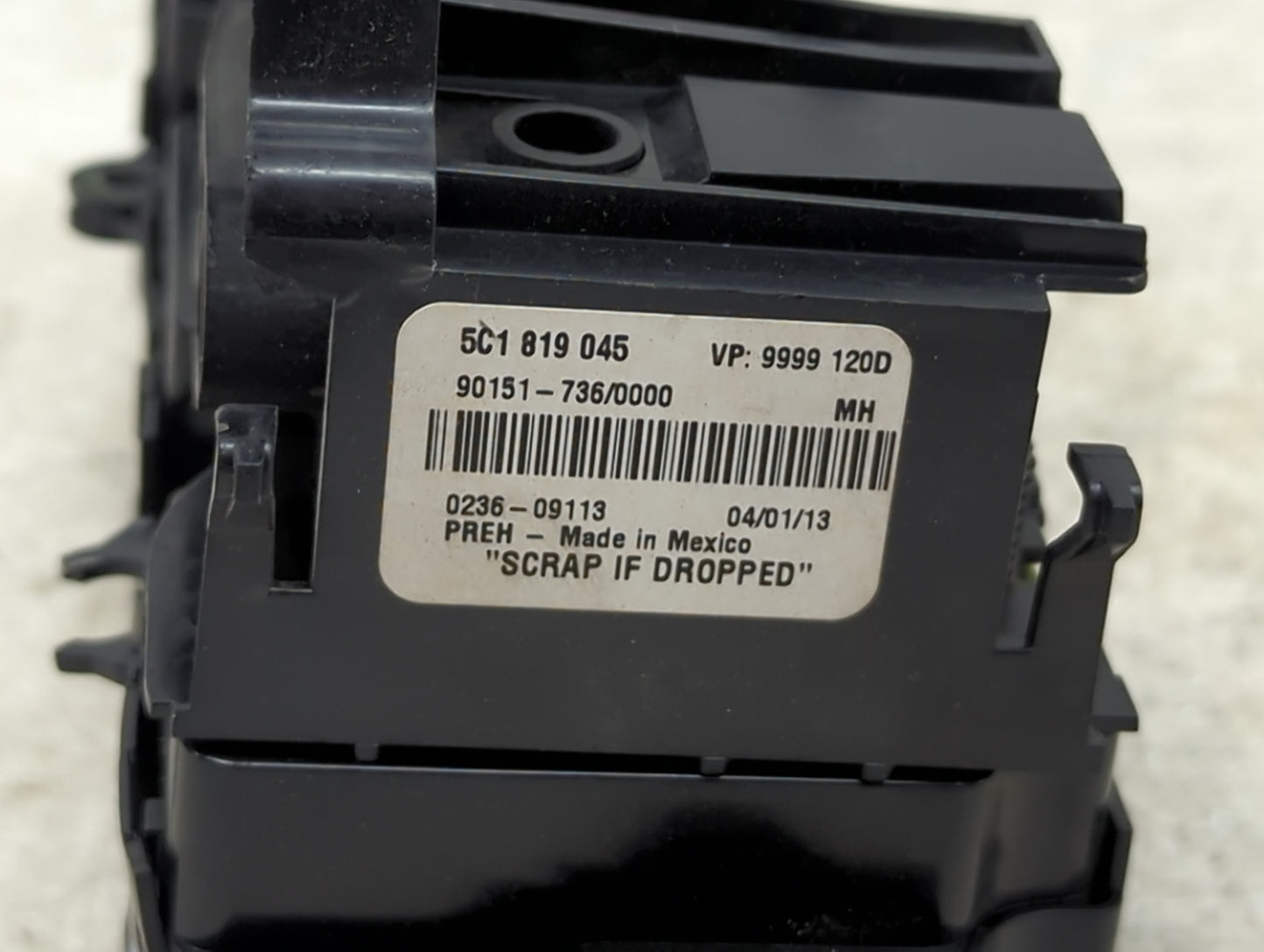 2011-2014 Volkswagen Jetta Climate Control Module Temperature AC/Heater Replacement P/N:5C1819045 90151-736/0000 Fits OEM Us