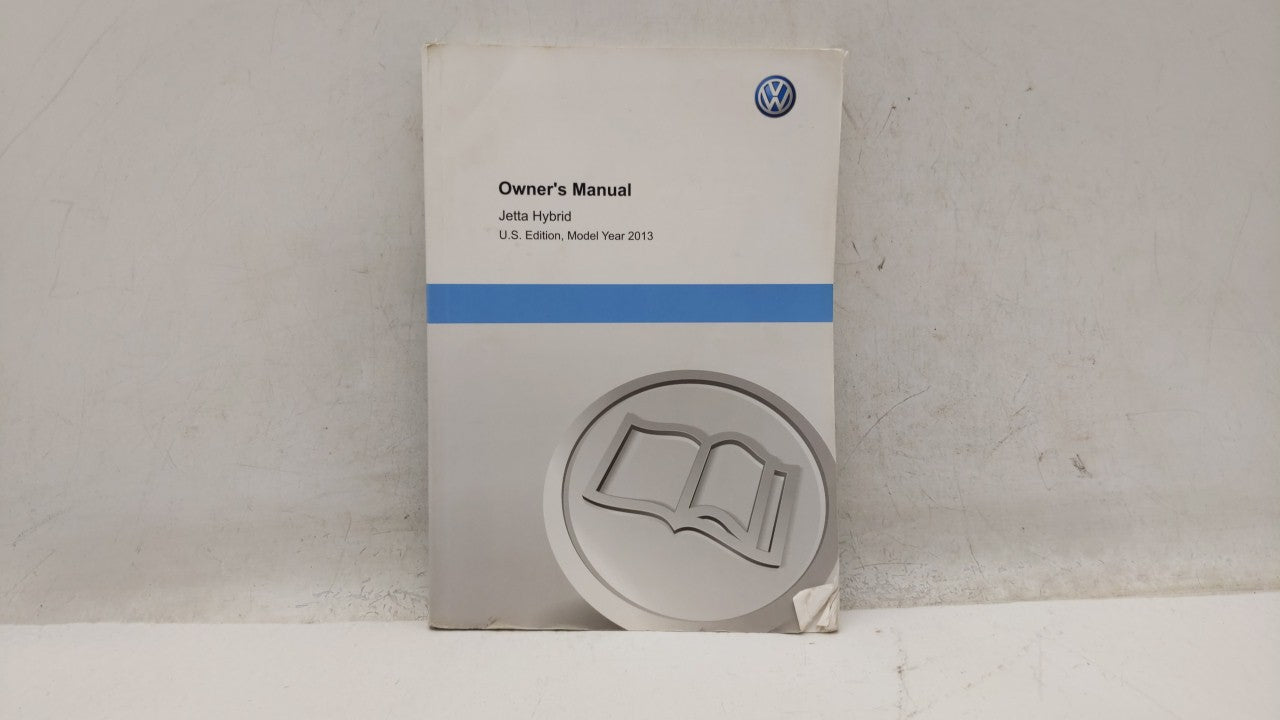 2013 Volkswagen Jetta Owners Manual Book Guide OEM Used Auto Parts - Oemusedautoparts1.com