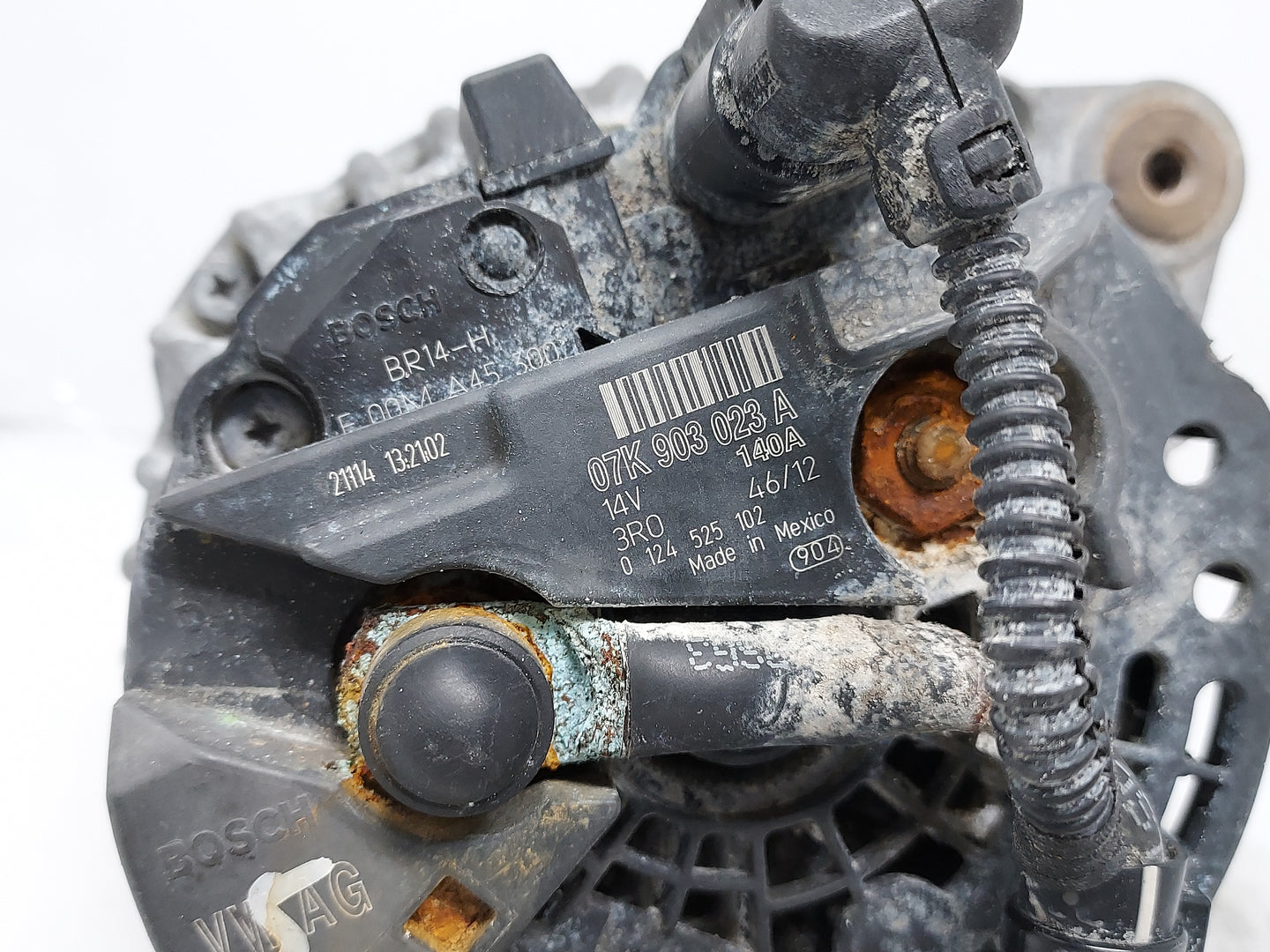 2005-2014 Volkswagen Jetta Alternator Replacement Generator Charging Assembly Engine OEM P/N:07K903023A 0124525102 Fits OEM 