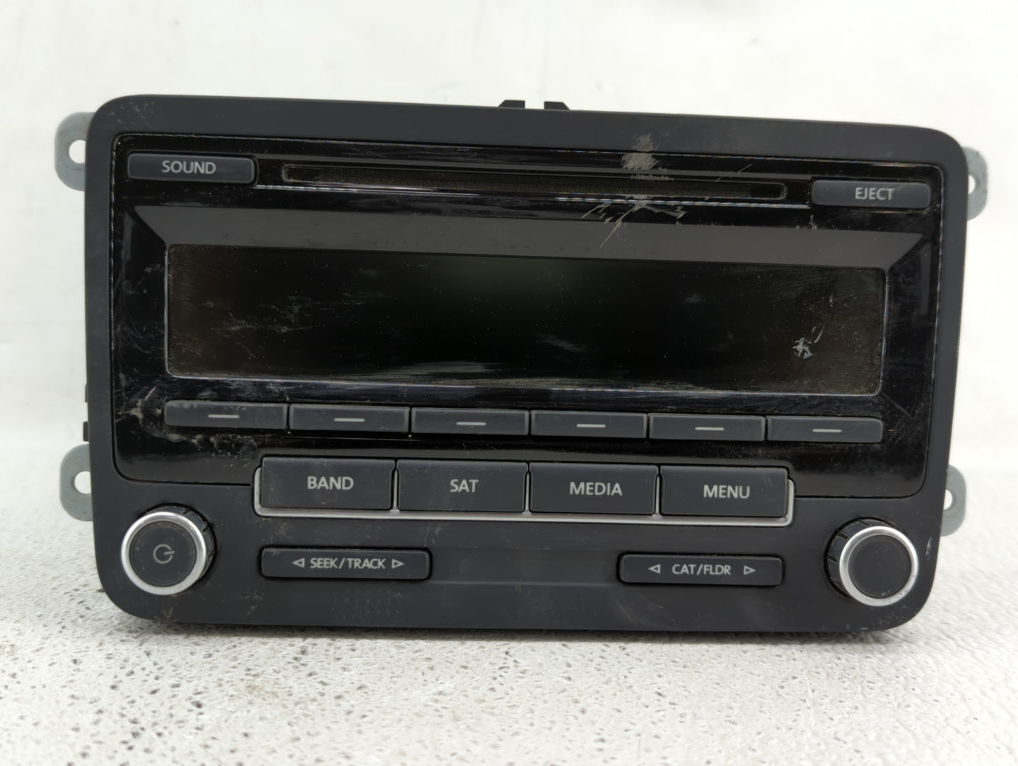 2011-2014 Volkswagen Jetta Radio AM FM Cd Player Receiver Replacement P/N:1K0 035 164 1K0 035 164 F Fits OEM Used Auto Parts