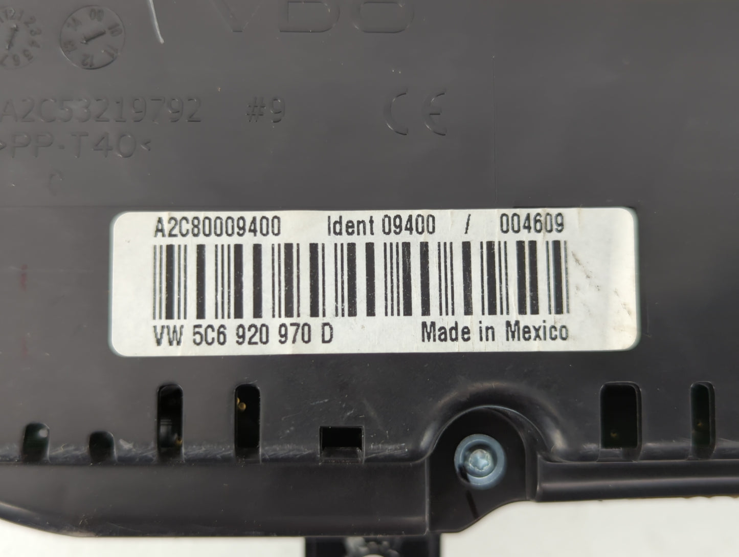 2013 Volkswagen Jetta Instrument Cluster Speedometer Gauges P/N:5C6 920 970 D Fits OEM Used Auto Parts - Oemusedautoparts1.c