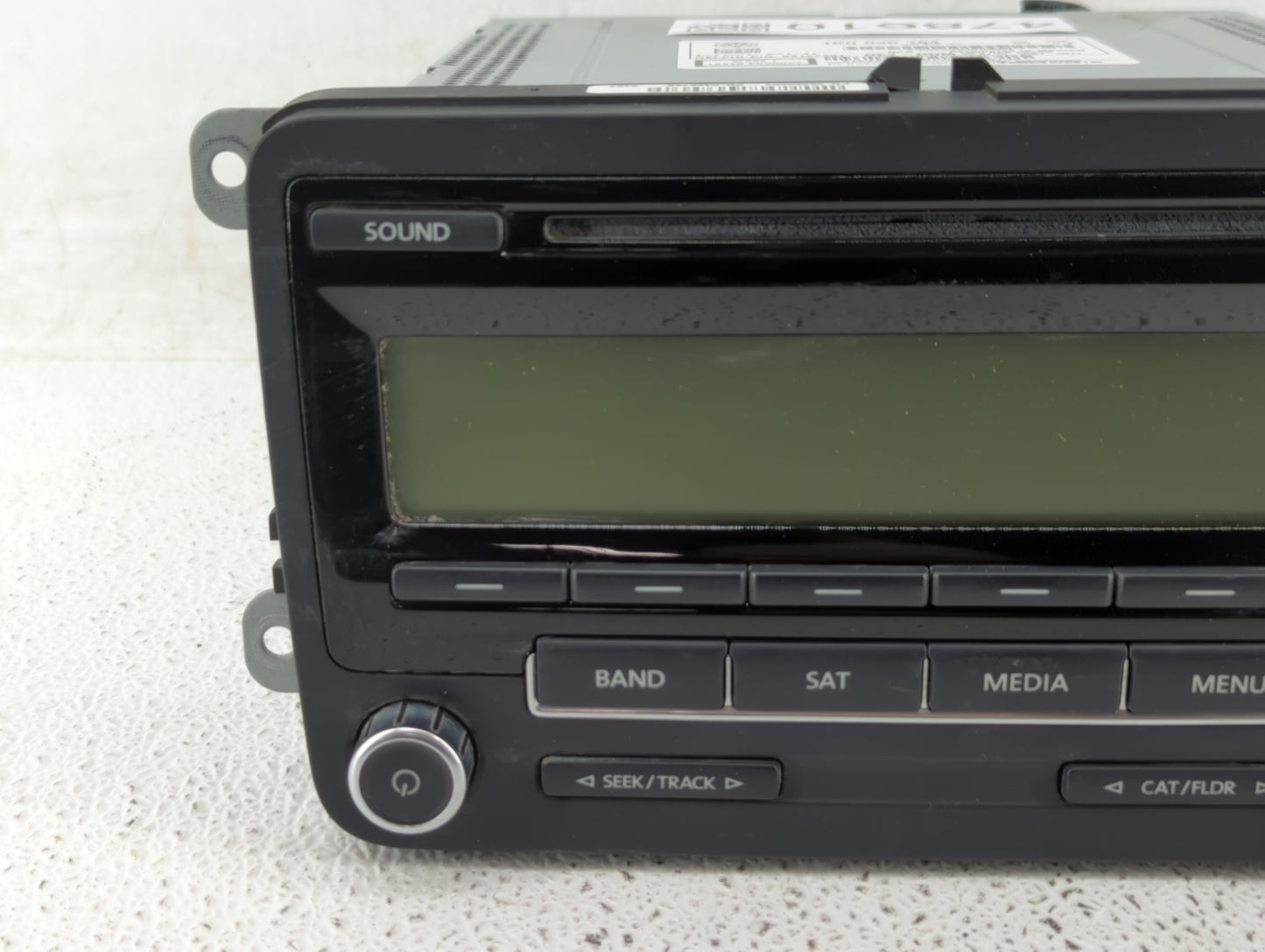 2011-2014 Volkswagen Jetta Radio AM FM Cd Player Receiver Replacement P/N:1K0 035 180 AF 1K0 035 164 Fits OEM Used Auto Part