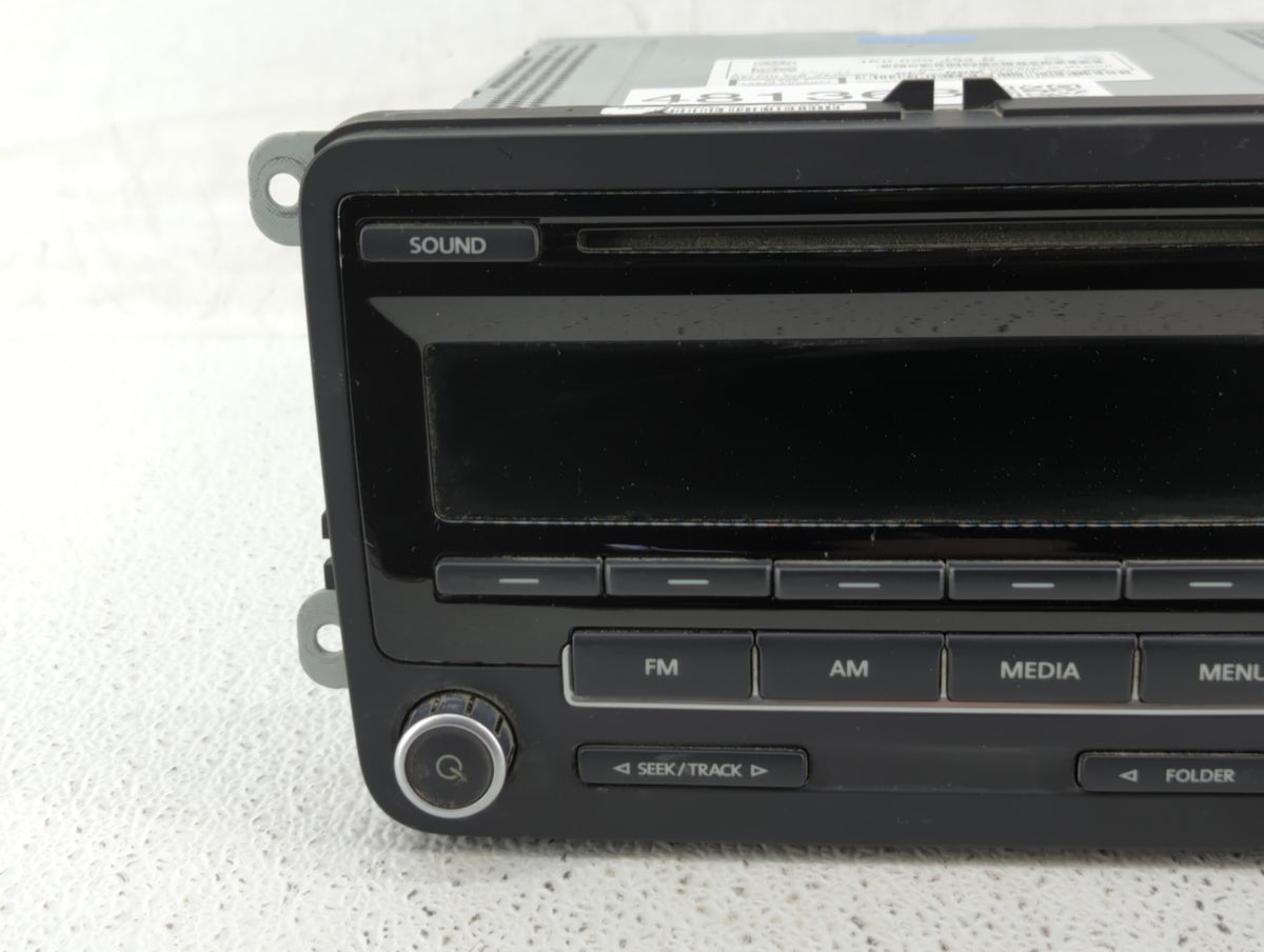 2011-2014 Volkswagen Jetta Am Fm Cd Player Radio Receiver 481363 - Oemusedautoparts1.com