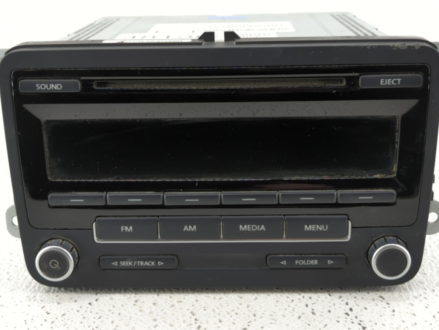 2011-2014 Volkswagen Jetta Am Fm Cd Player Radio Receiver - Oemusedautoparts1.com