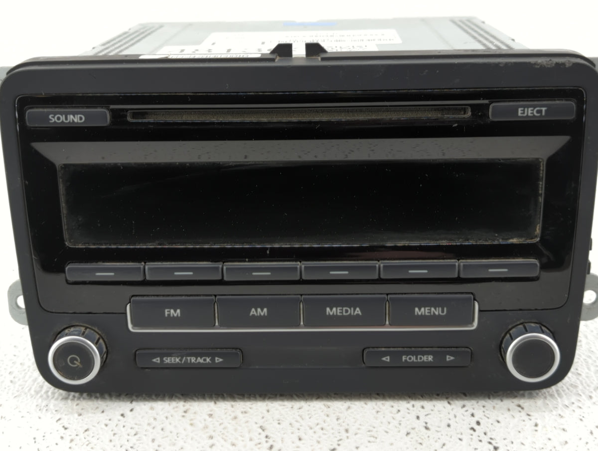 2011-2014 Volkswagen Jetta Am Fm Cd Player Radio Receiver 481363 - Oemusedautoparts1.com