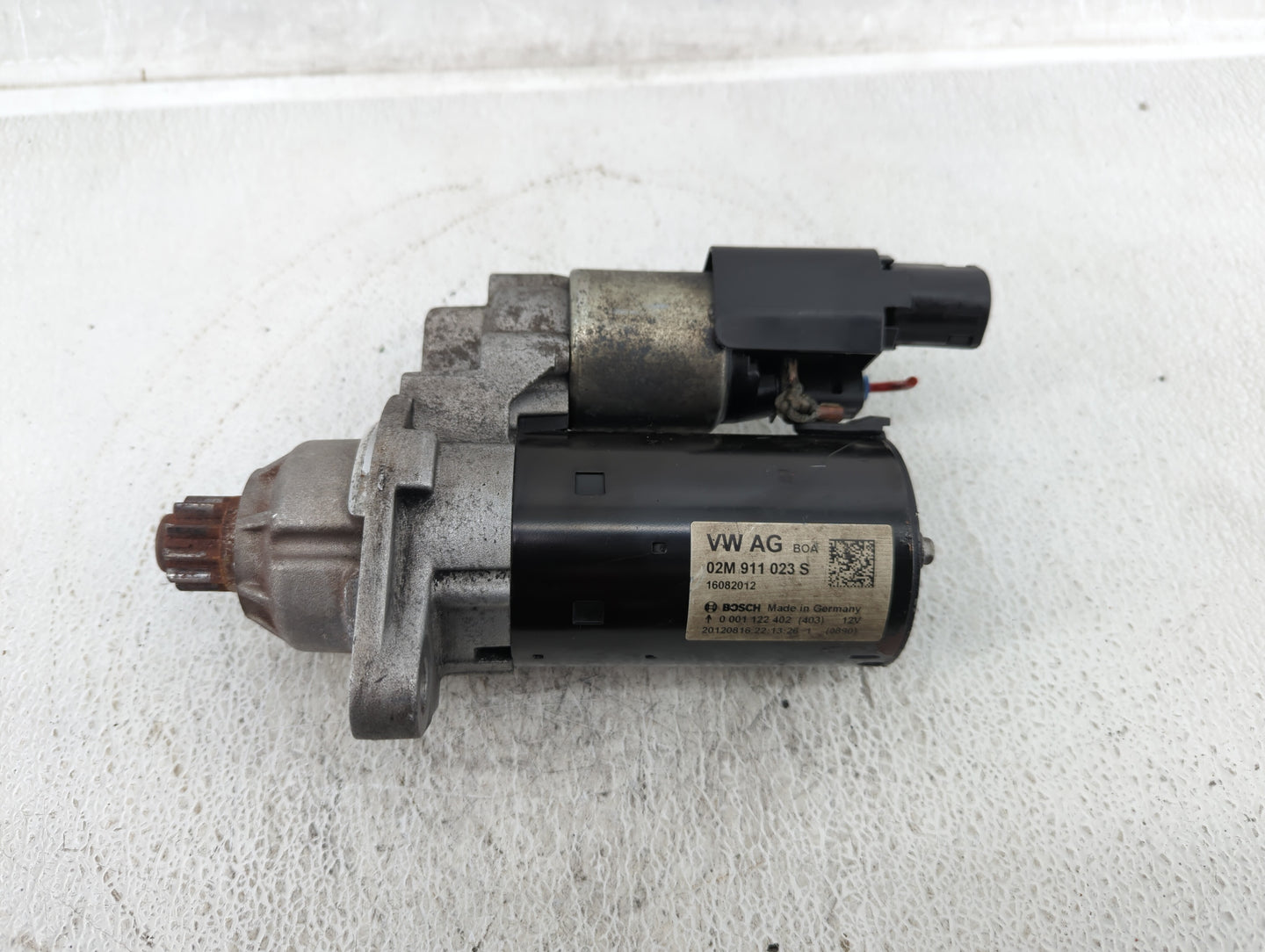 2005-2014 Volkswagen Jetta Car Starter Motor Solenoid OEM P/N:02M 911 023 S Fits OEM Used Auto Parts - Oemusedautoparts1.com