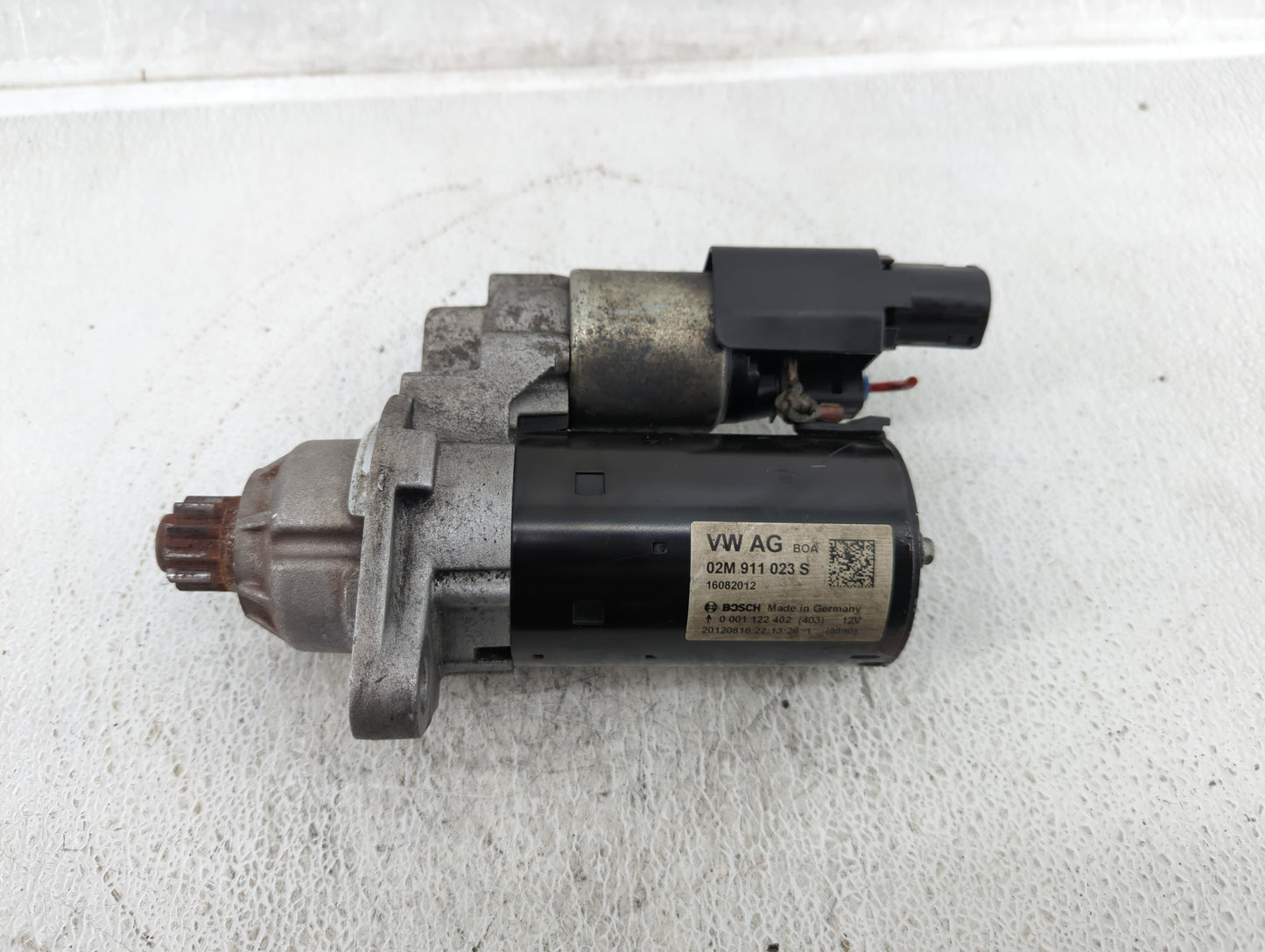 2005-2014 Volkswagen Jetta Car Starter Motor Solenoid OEM P/N:02M 911 023 S Fits OEM Used Auto Parts - Oemusedautoparts1.com
