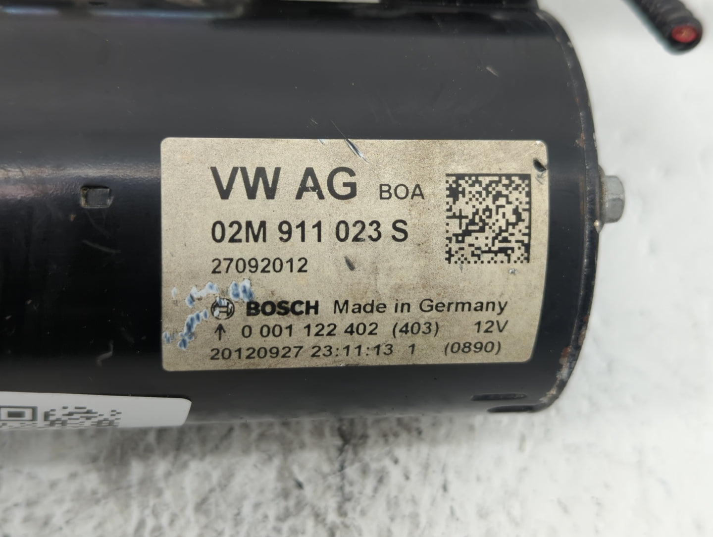 2005-2014 Volkswagen Jetta Car Starter Motor Solenoid OEM P/N:02M 911 023 S Fits OEM Used Auto Parts - Oemusedautoparts1.com