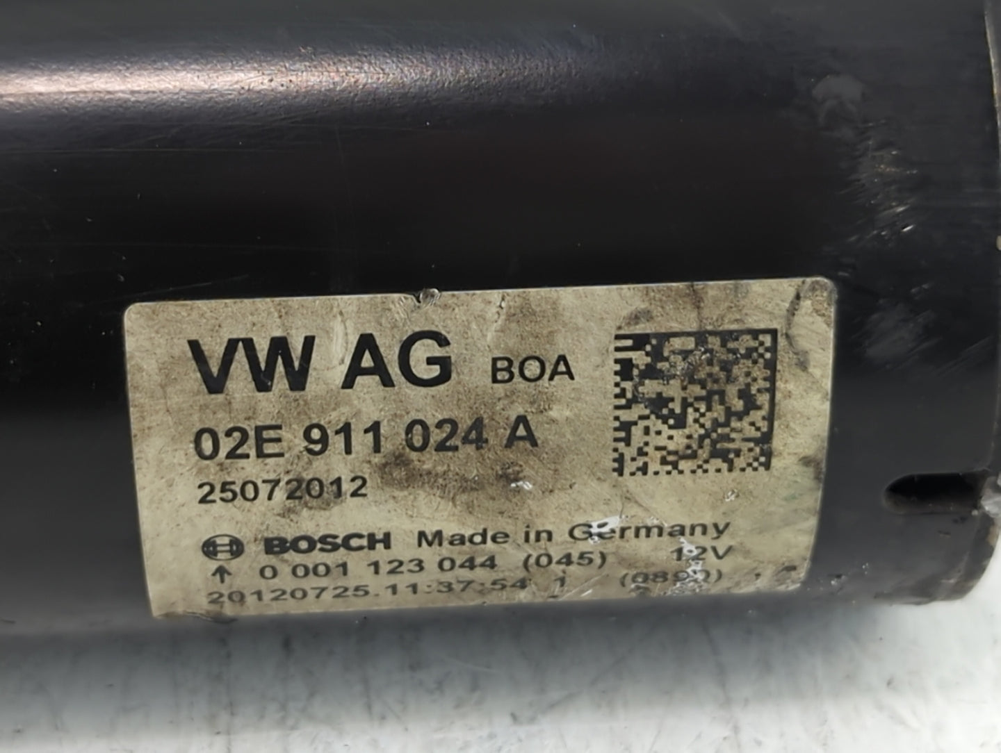 2009-2016 Volkswagen Jetta Car Starter Motor Solenoid OEM P/N:02E 911 024 A Fits Fits 2009 2010 2011 2012 2013 2014 2015 201