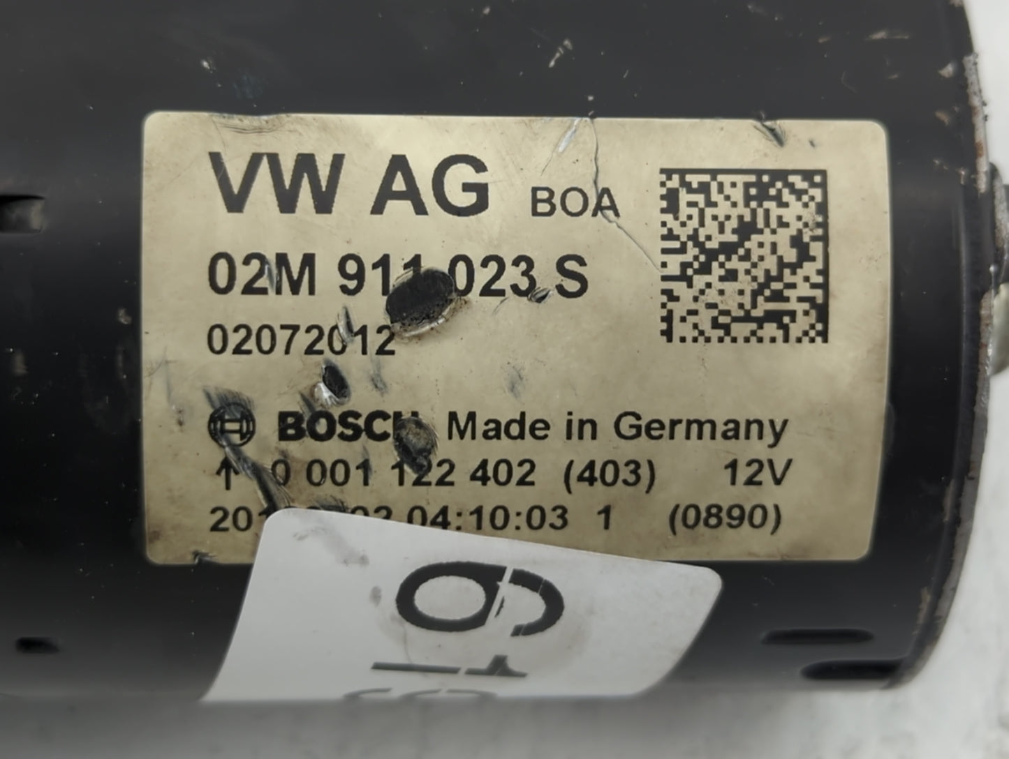 2005-2014 Volkswagen Jetta Car Starter Motor Solenoid OEM P/N:02M 911 023 S Fits OEM Used Auto Parts - Oemusedautoparts1.com